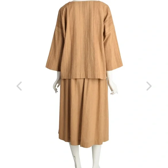 EUC Vintage1980’s Issey Miyake Plantation outfit. cotton linen - Picture 9 of 10